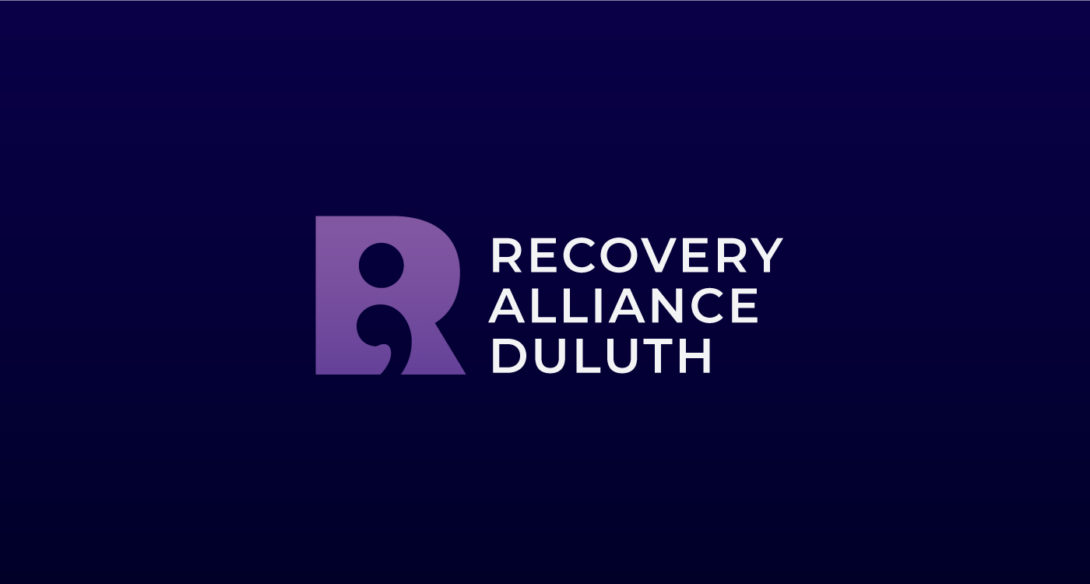 Recovery Alliance Duluth full logo design created by Šek Design Studio