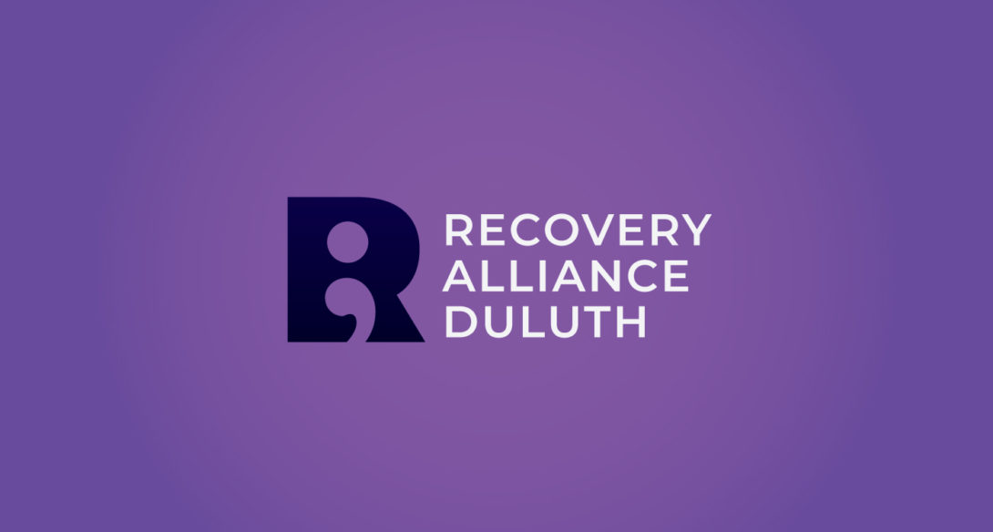 Recovery Alliance Duluth inspired logo design, created by Šek Design Studio