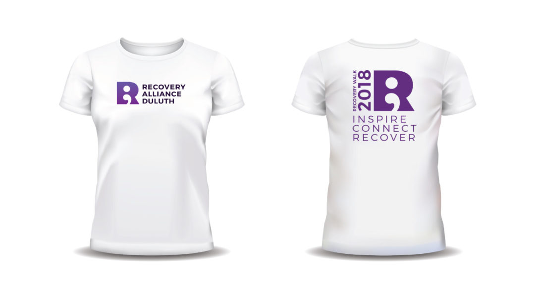 Recovery Alliance Duluth shirt design created by Šek Design Studio