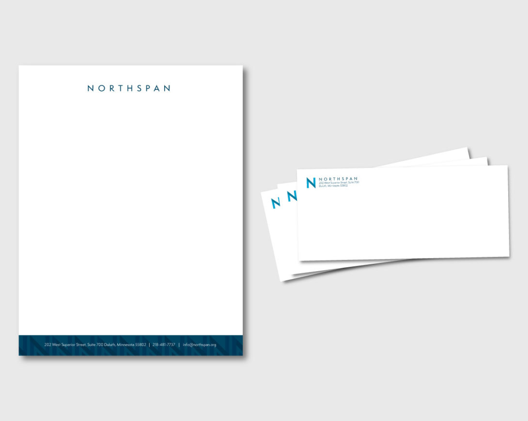 Northspan letterhead created by Šek Design Studio