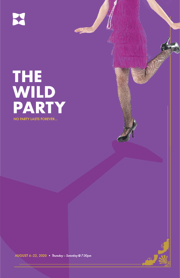 Duluth Playhouse The Wild Party poster design created by Šek Design Studio