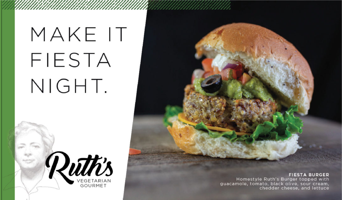 Ruth's Vegetarian Gourmet rebrand