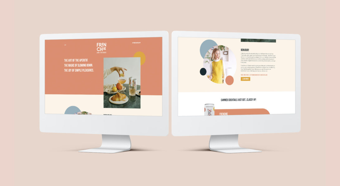 Vikre's Frenchie website, redesigned and developed by Šek Design Studio