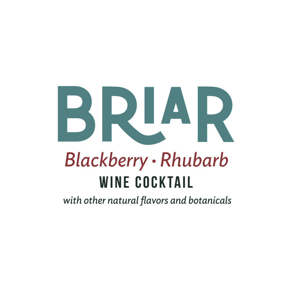 Brand identity for Briar canned cocktail, designed by Šek Design Studio