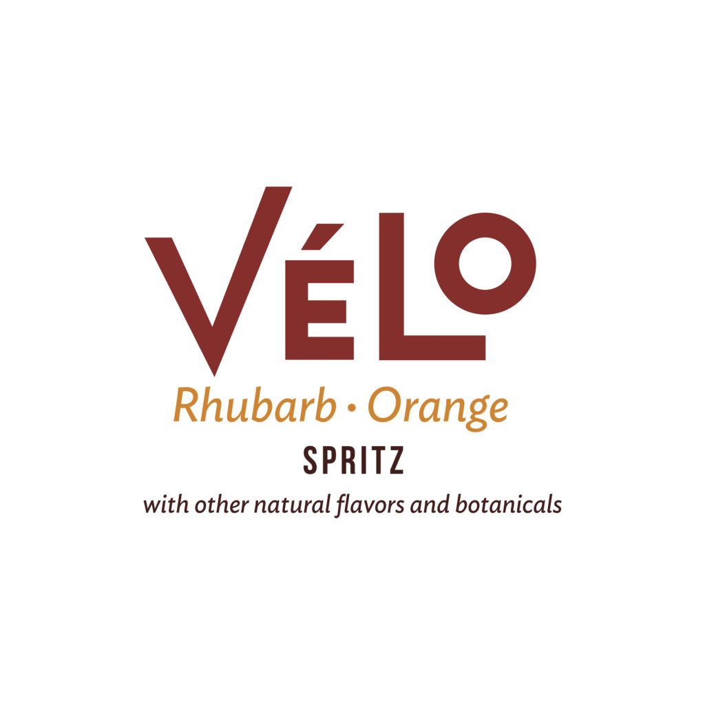Brand identity for Vélo canned cocktail, designed by Šek Design Studio