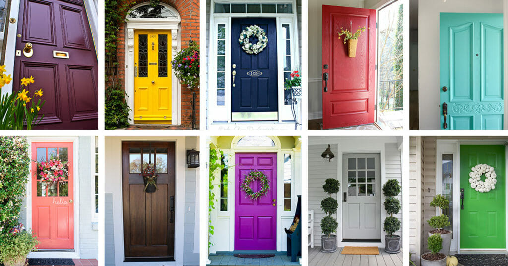 Front door colors, Šek Design Studio's 'Evaluating Your Brand' blog post