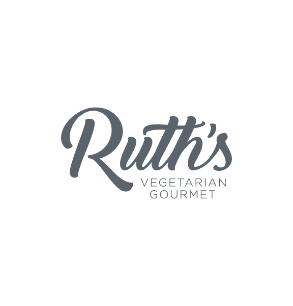 Ruth Vegetarian Gourmet logo, created by Šek Design Studio