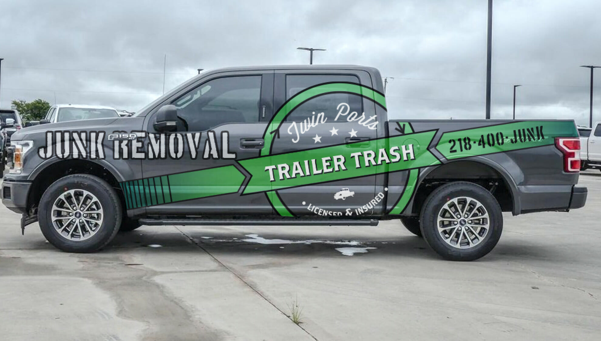 Twin Ports Trailer Trash truck design, created by Šek Design Studio