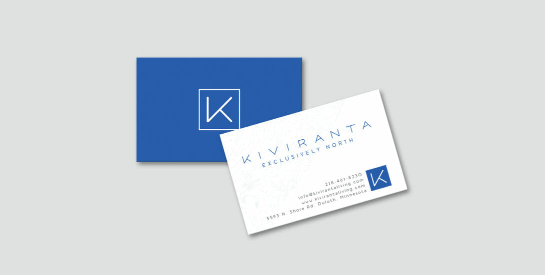 Kiviranta business cards, created by Šek Design Studio