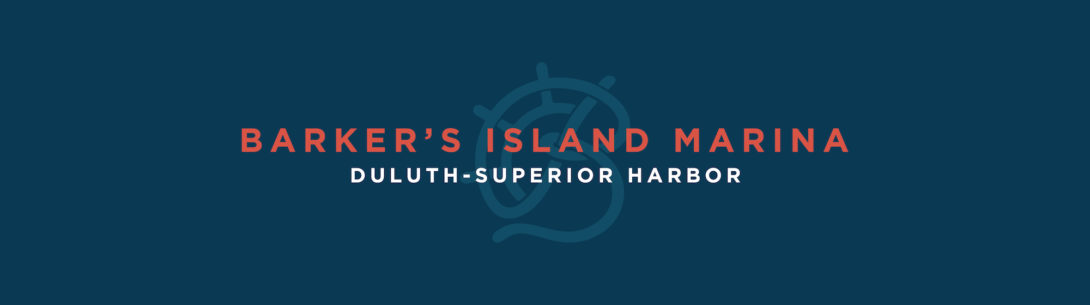 Barker's Island Marina brand design, created by Šek Design Studio