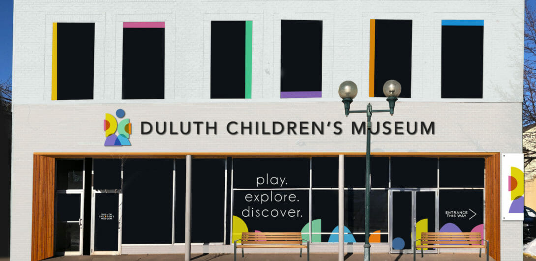Duluth Children's Museum exterior building design, created by Šek Design Studio