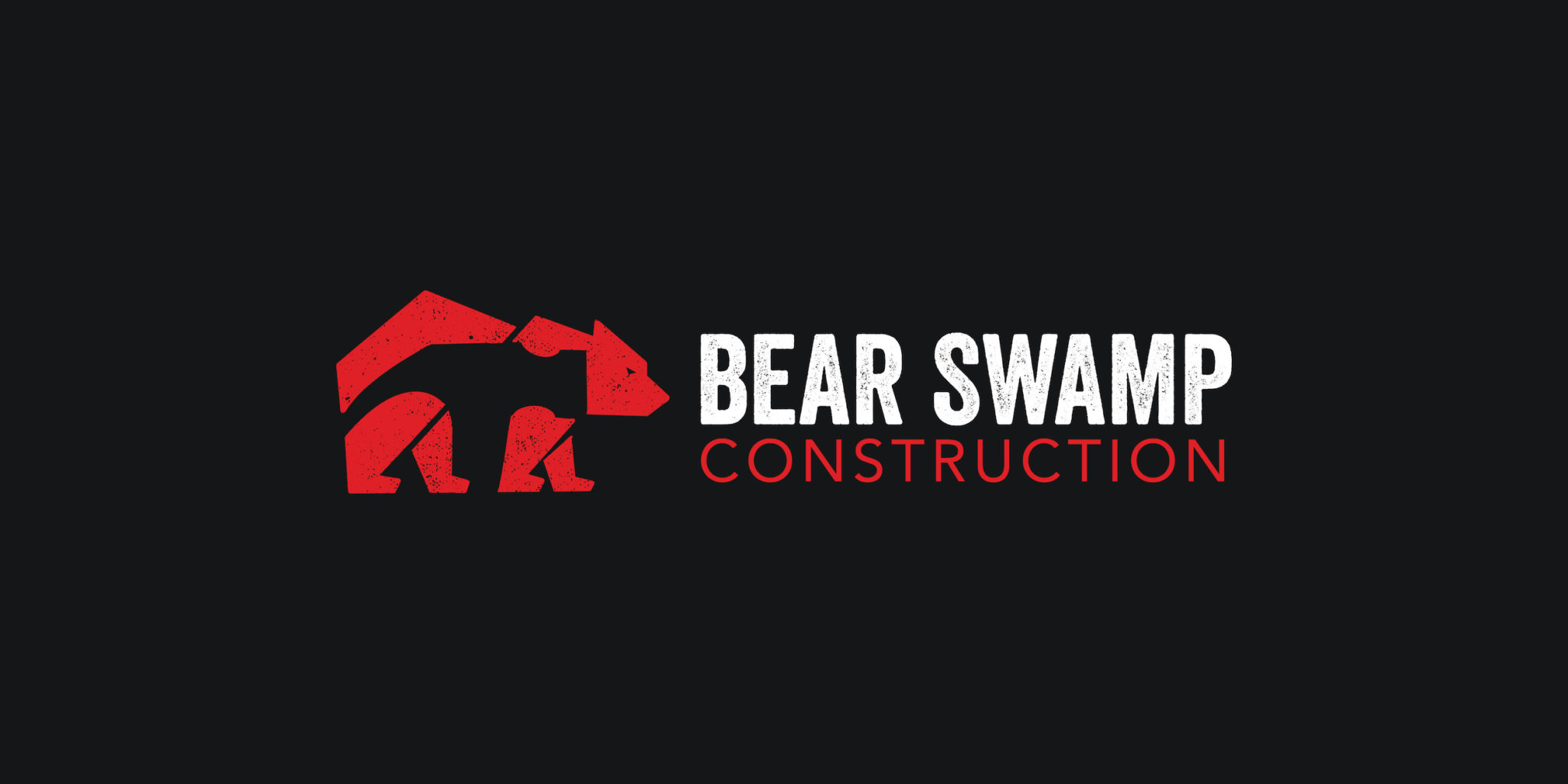 Bear Swamp Construction branding designed by Šek Design Studio