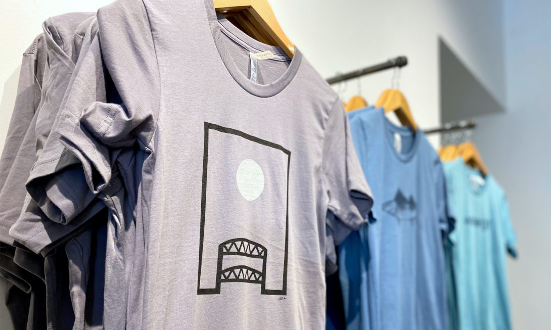 New DLH Clothing bridge t-shirt, design by Šek Design Studio
