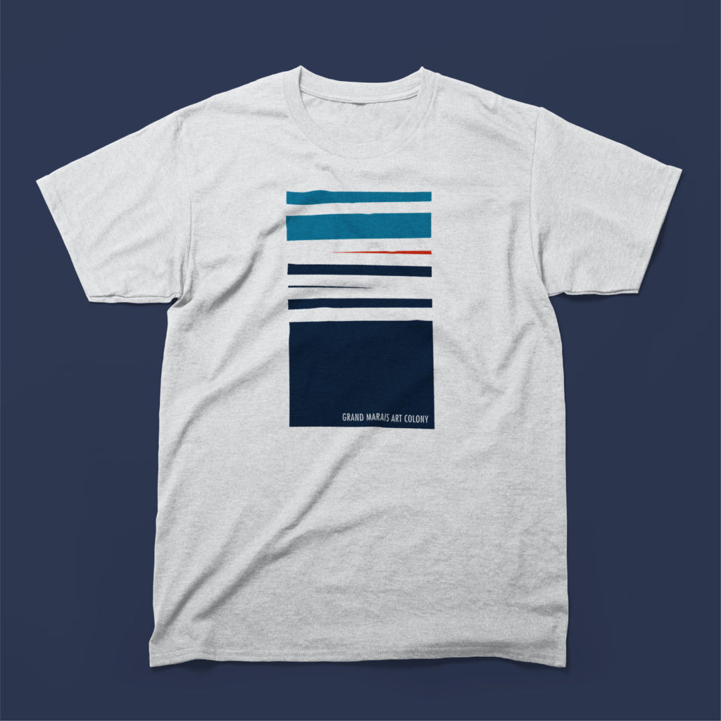 Grand Marais Art Colony 2021 shirt design, created by Šek Design Studio
