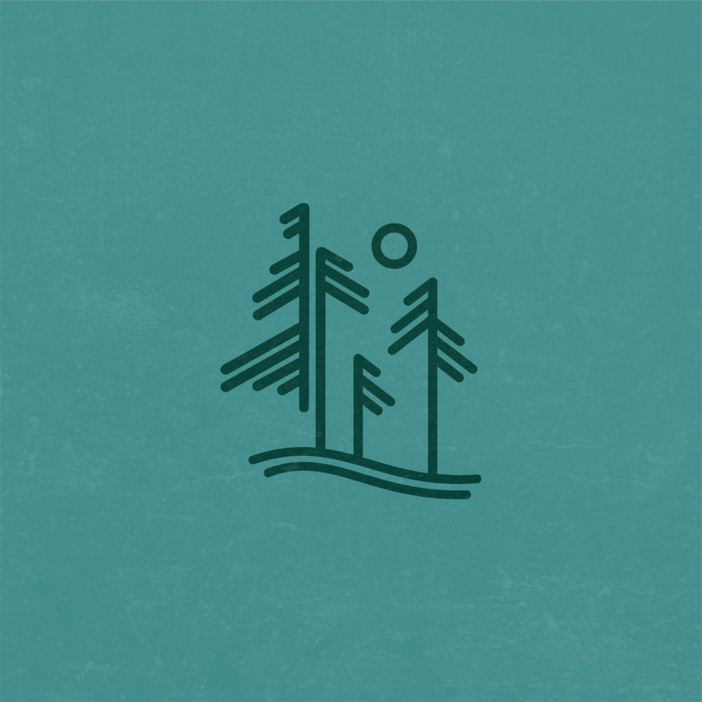Boreal Bliss new brand icon, created by Šek Design Studio