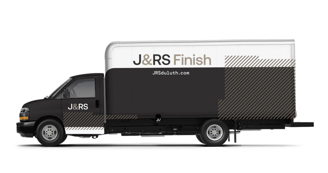 J&RS vehicle wrap van design, created by Šek Design Studio