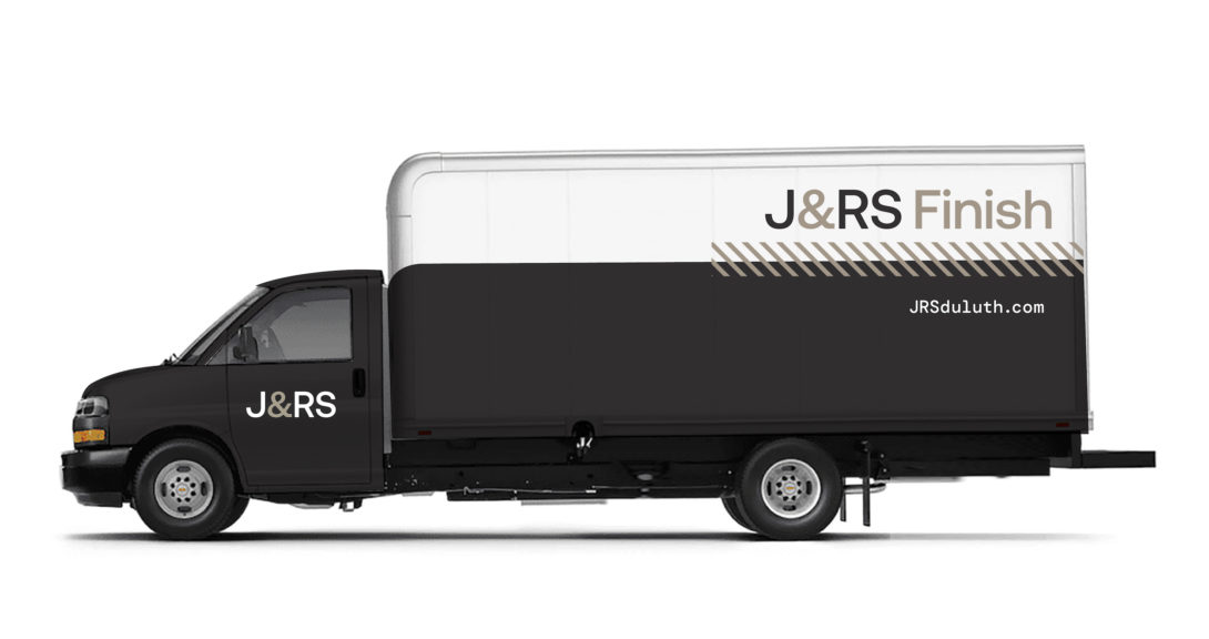 J&RS vehicle wrap van design, created by Šek Design Studio