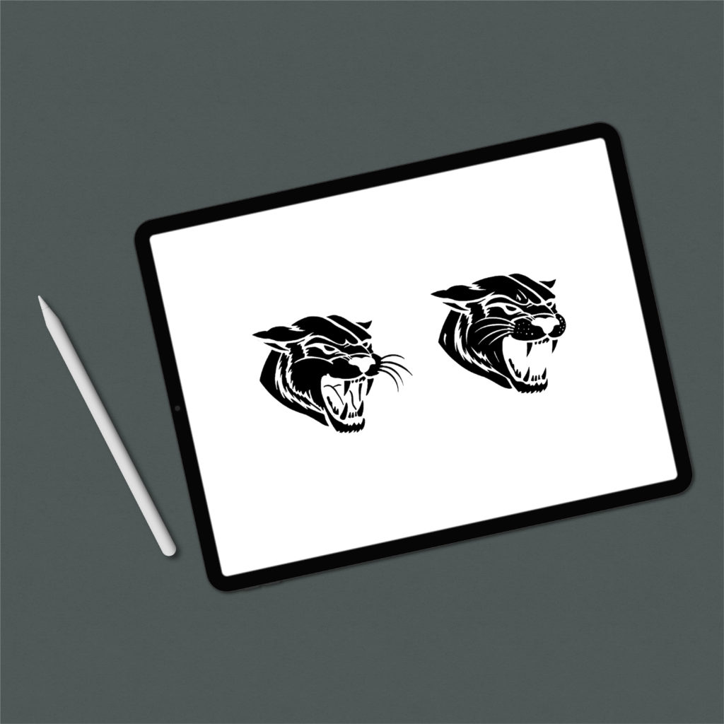 Jungle Gym MMA branding, logo design drawing by Šek Design Studio