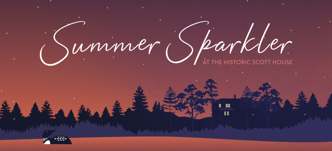 Lyric Opera of the North 2021 Summer Sparkler postcard mailer artwork, created by Šek Design Studio