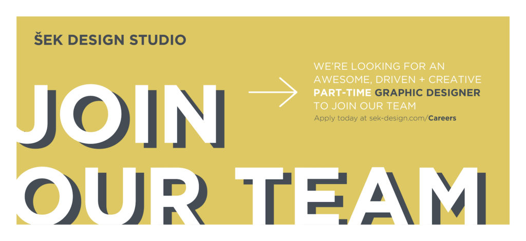 Šek Design Studio hiring post