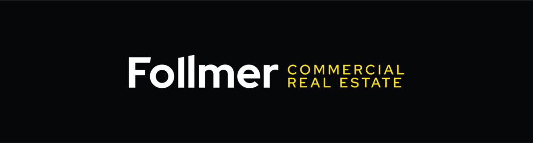 Follmer Commercial Real Estate logo refresh wordmark, created by Šek Design Studio