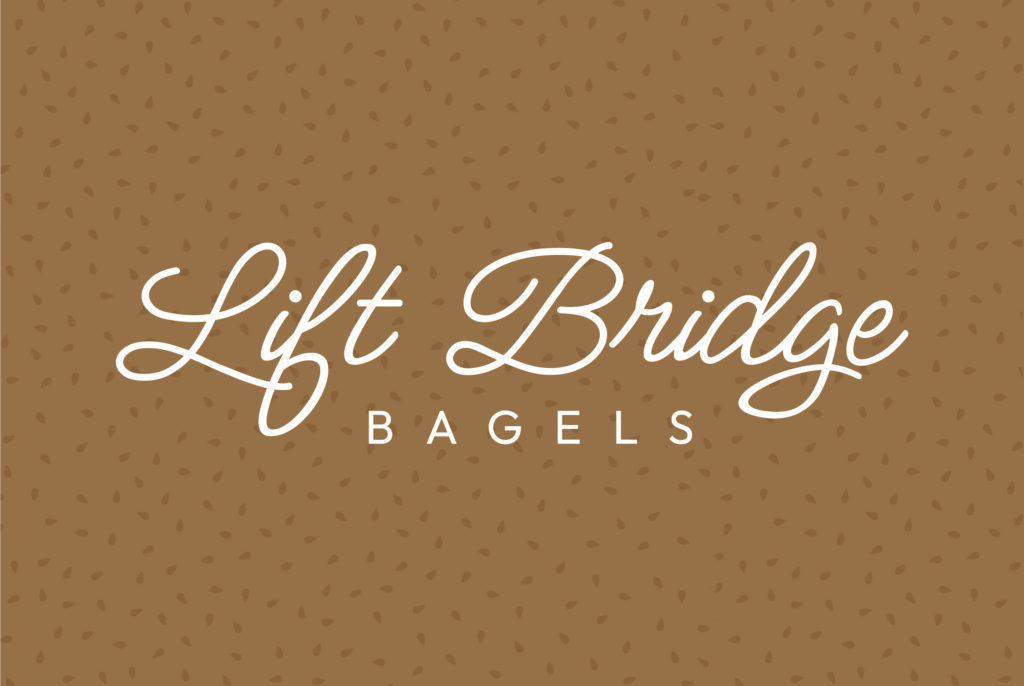 Lift Bridge Bagel branding, created by Šek Design Studio