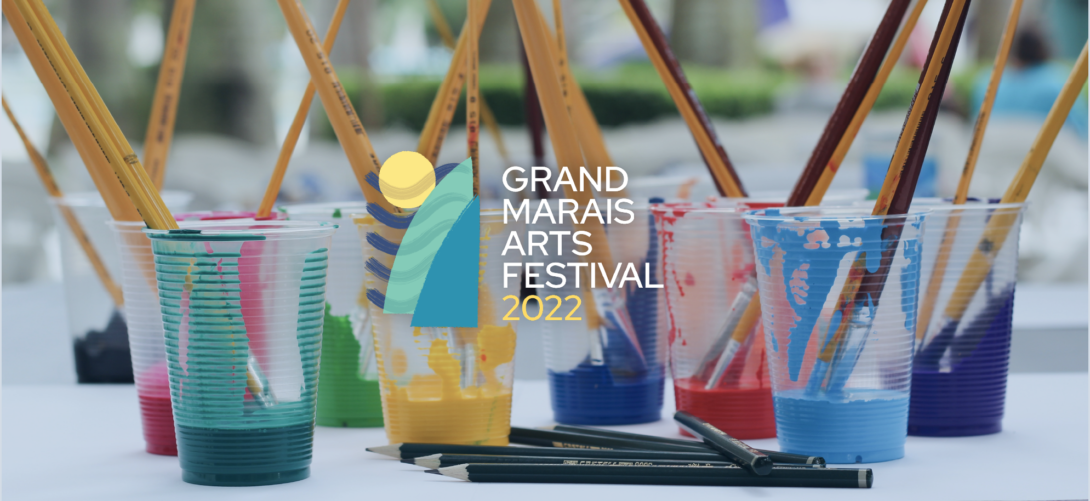 2022 Grand Marais Art Festival brand design, designed by Šek Design Studio