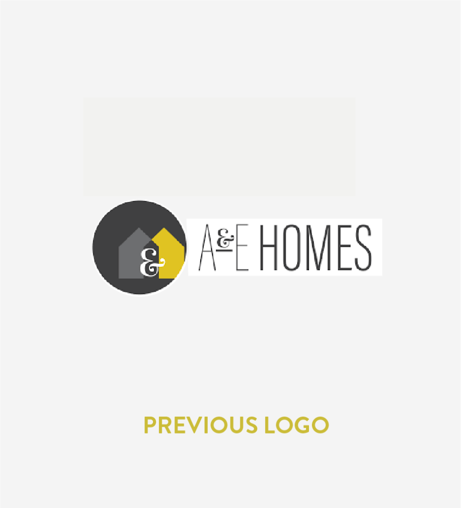 Original A&E Homes logo