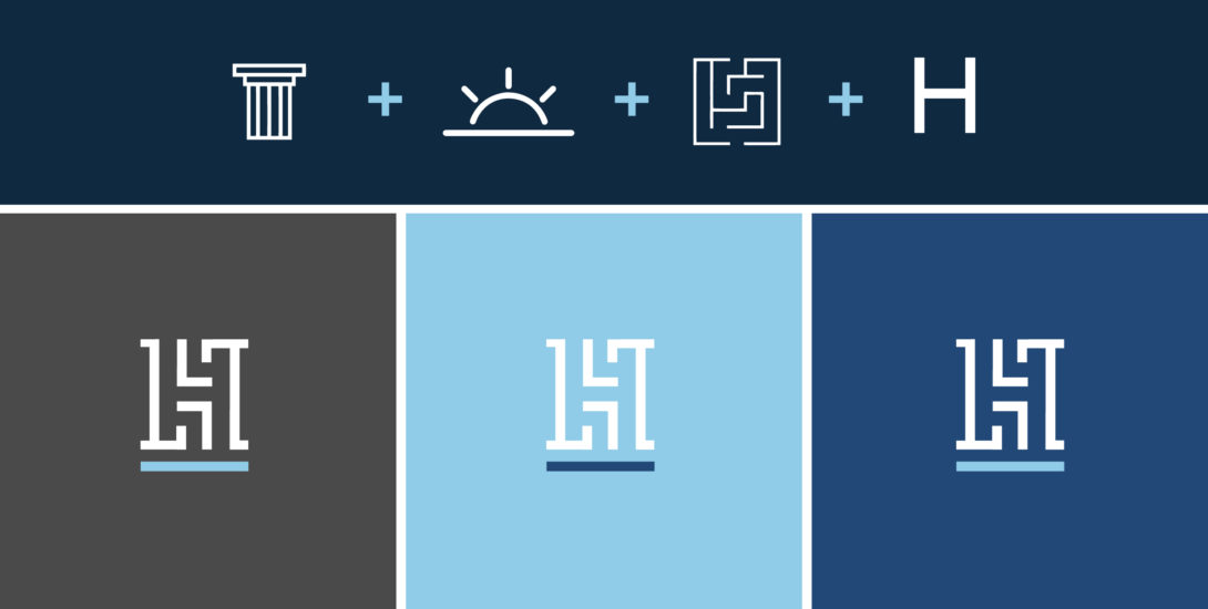 Horizon Wealth Management financial branding logo design meaning, designed by Šek Design Studio