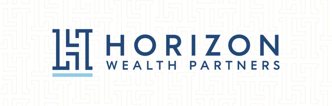 Horizon Wealth Management financial branding full logo, designed by Šek Design Studio
