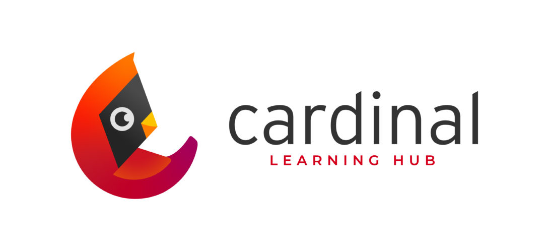 Cardinal Learning Hub full educational show branding logo, created by Šek Design Studio