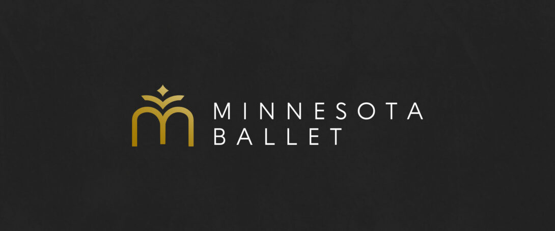 Minnesota Ballet brand and logo, created by Šek Design Studio