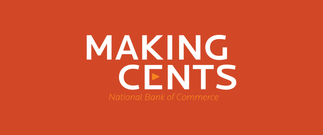 Making Cent by National Bank of Commerce, a banking education video series branding, created by Šek Design Studio