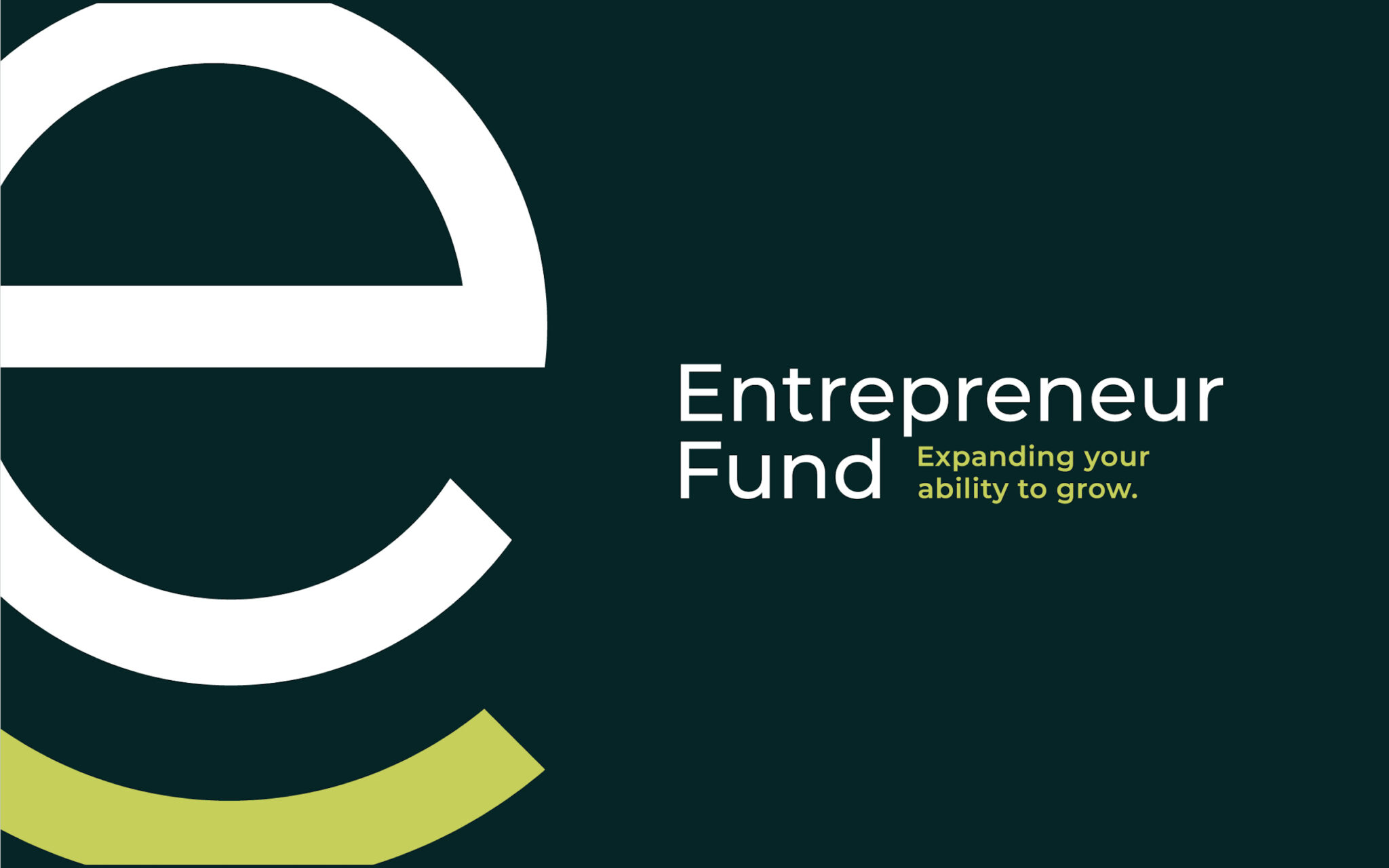 Entrepreneur Fund logo brand refresh, created by Šek Design Studio