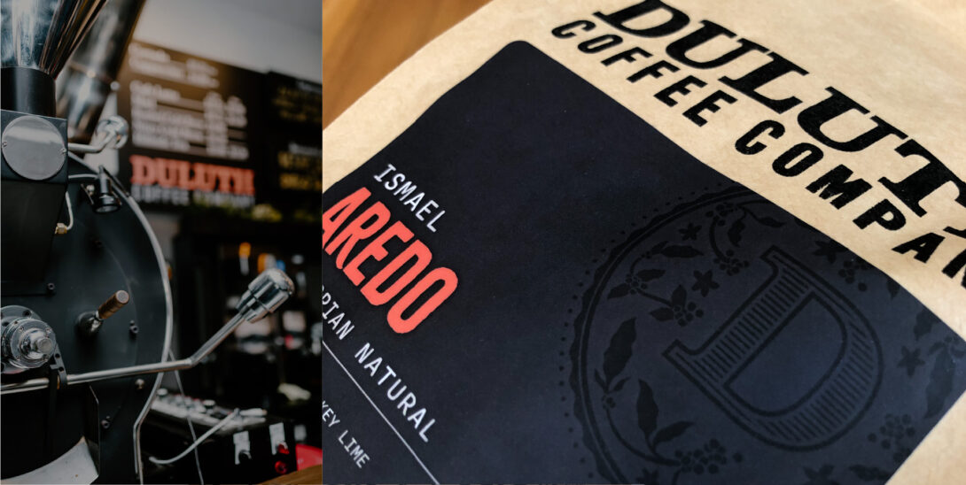 Duluth Coffee Company Aredo coffee package design, created by Šek Design Studio